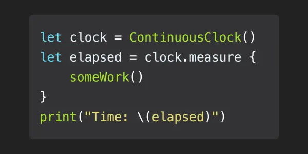 How to measure function execution time in Swift?