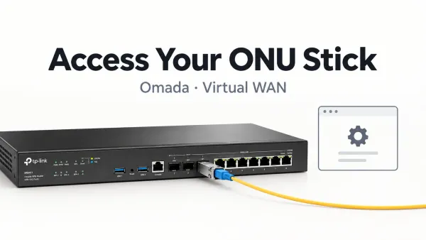 Accessing an XPON ONU SFP Stick's Web Interface through Omada Software Controller